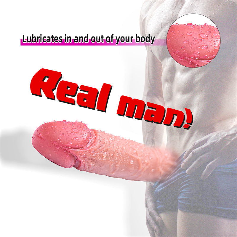9.1 Inch Dildo Double Layer Thickening Stimulates Allovers Dildo