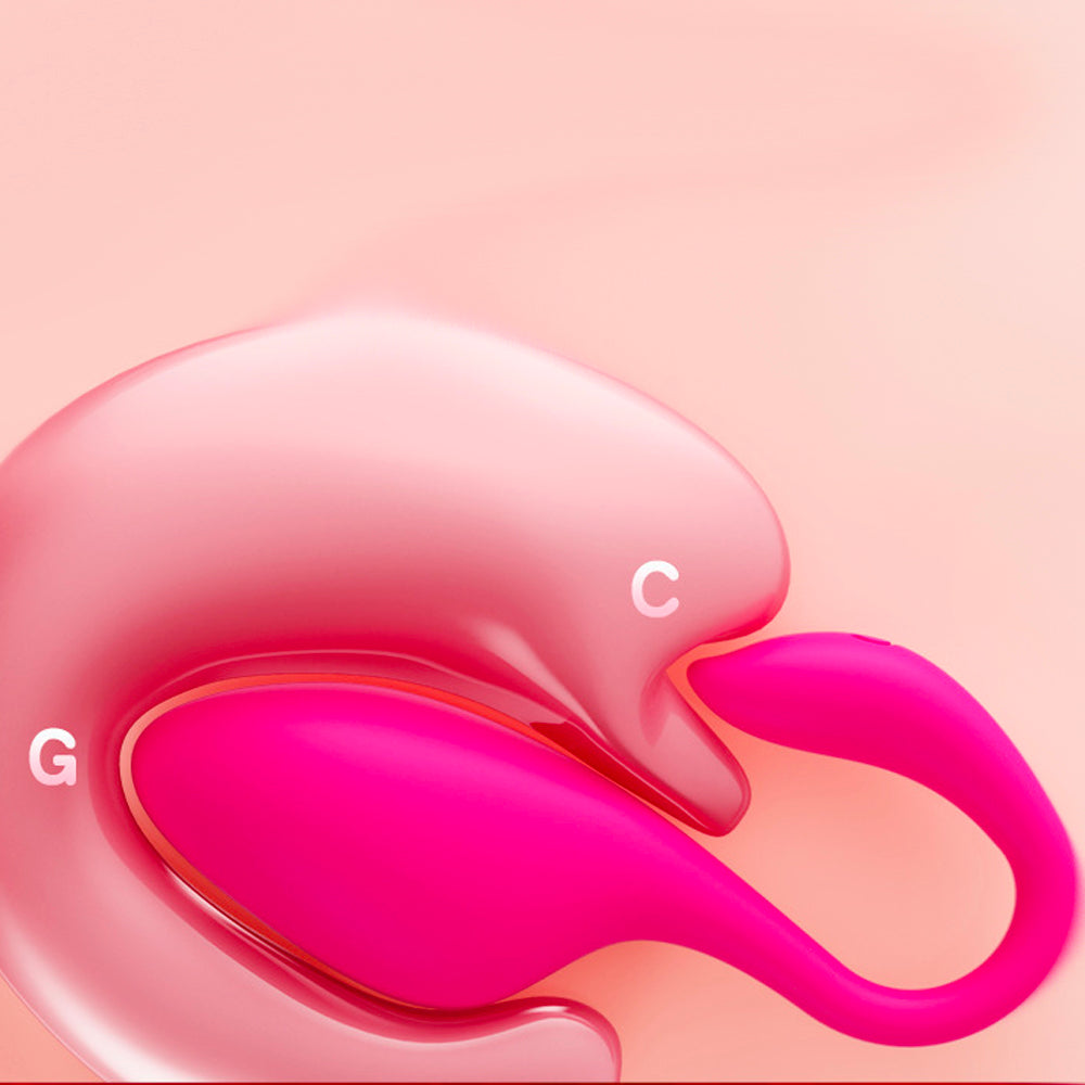 Pink Vibrating Dildo - Bluetooth Vibrator Edition