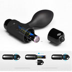 10-Frequency Strong Vibration Silicone Massage Anal Plug
