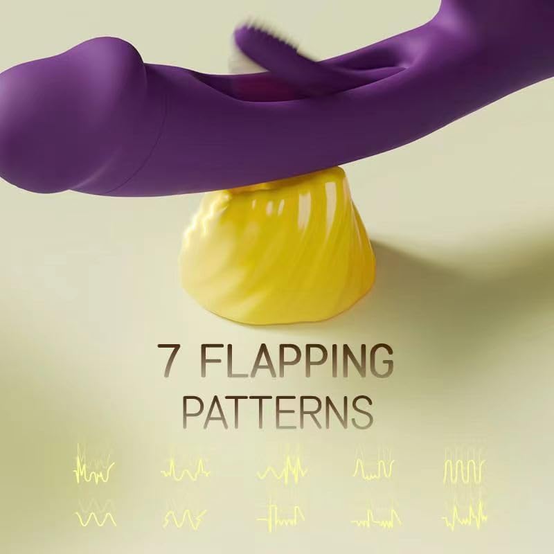 Rabbit Vibrator with Flapping Touch – G-Spot & Clitoral Stimulation