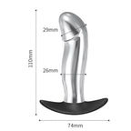 10 Vibration Modes Metal Anal Vibrator Butt Plug