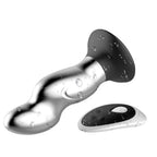 Aluminum Alloy Silicone Waterproof Remote Control Anal Plug Set