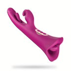 3 in 1 G-spot Vibration Slap Tongue Licking Rabbit Vibrator