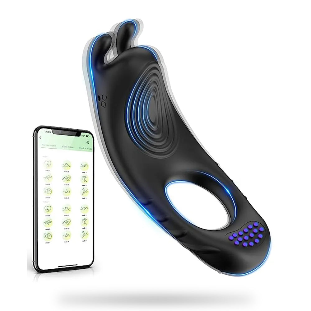 Vibrating Lock Ring Electric Remote Control Vibrator