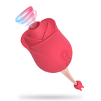 10 Vibrations Rose Suction Vibrator Masturbation Massager
