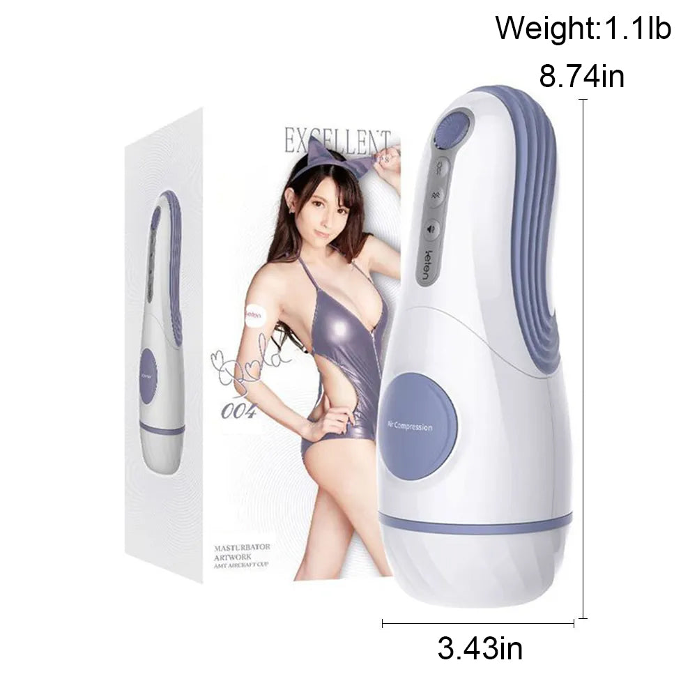 Leten Sm360 3 Frequency Clip Suction Vibration Pronunciation Male Stroker