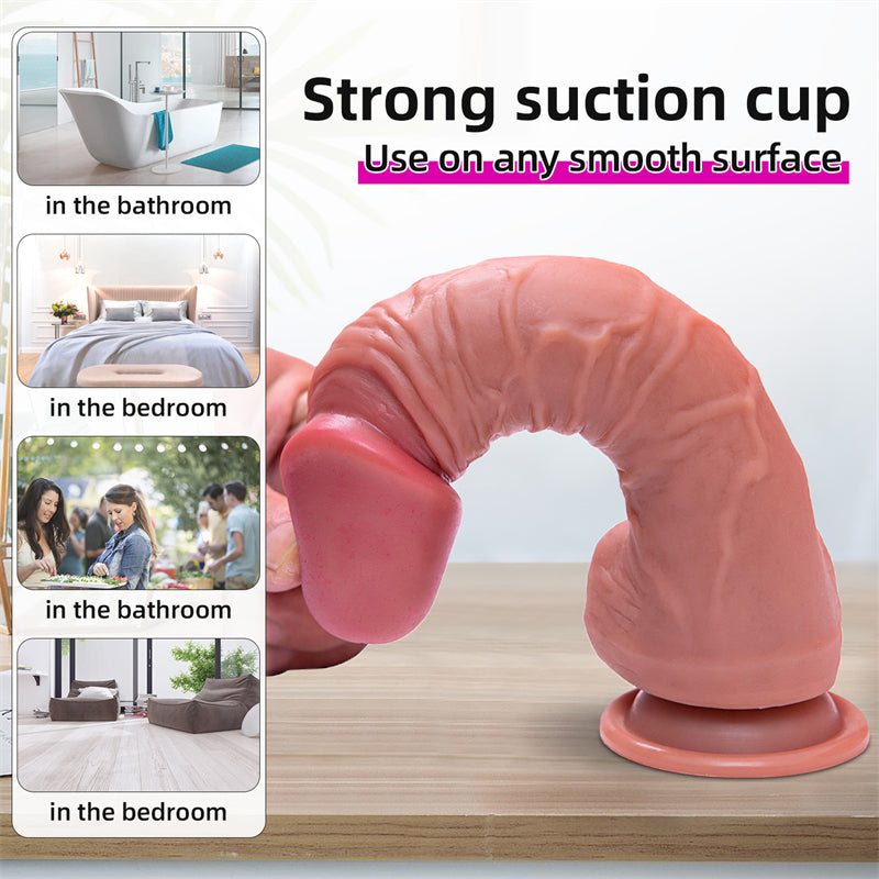 9.1 Inch Dildo Double Layer Thickening Stimulates Allovers Dildo