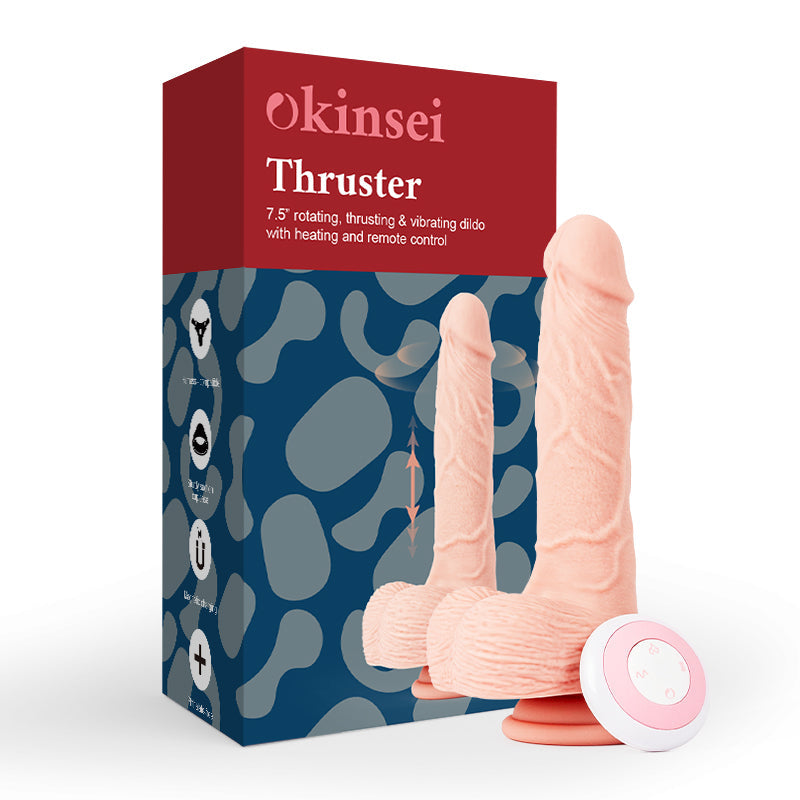 Okinsei Diamond Telescopic Swinging Dildo-Thruster