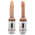 7-Frequency Telescopic Vibration Hands-Free Automatic Thrust Women's Masturbation Device Realistic Dildo Vibrator