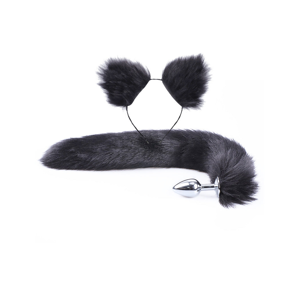 Butt Plug with Tail | Metal Butt Plug Anal Stimulation Toy