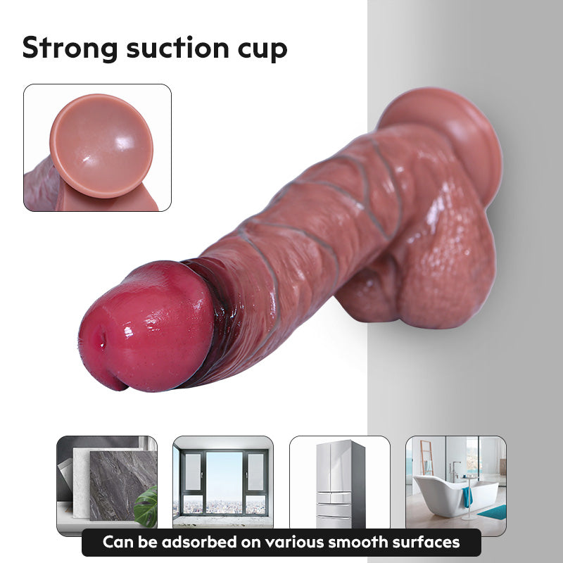 10.2 Inch Liquid Silicone Dildo Masturbator