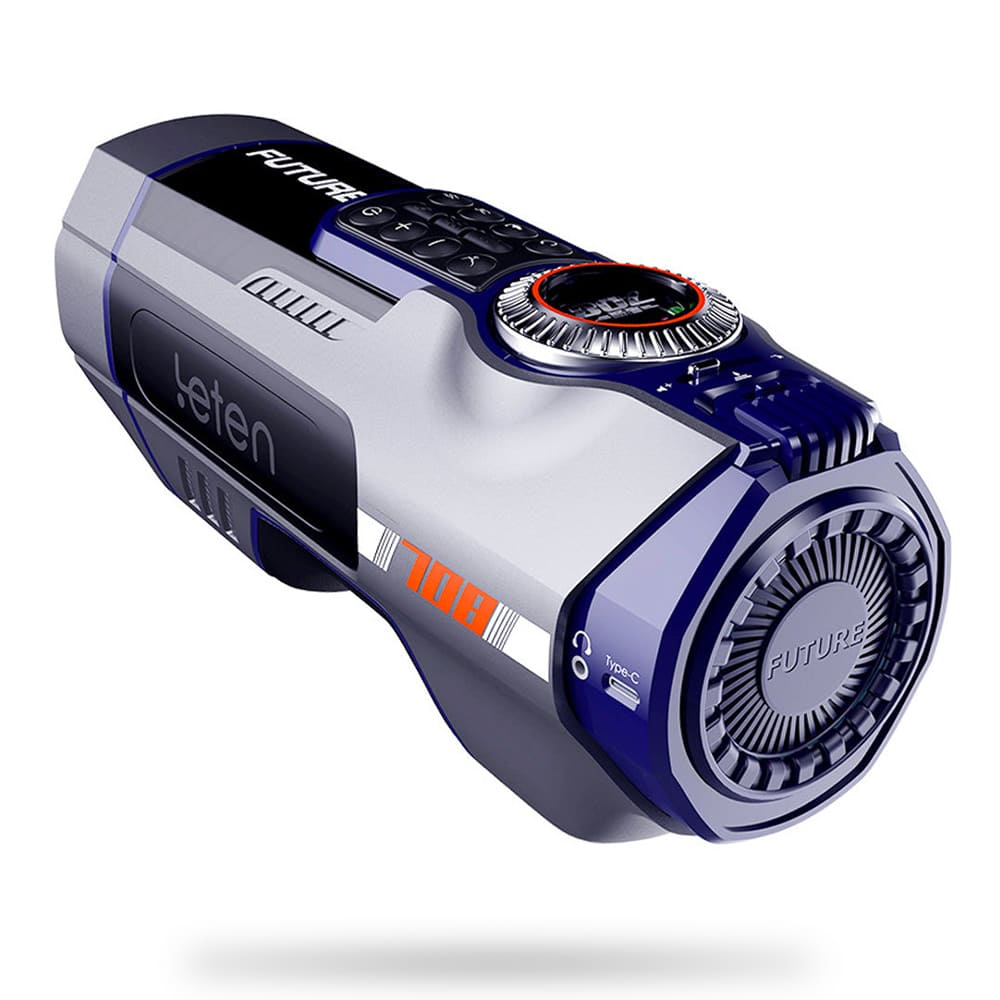 Leten Future Pro 708 3RD Generations Bluetooth Control 10 Modes Heating LED Screen Male Stroker