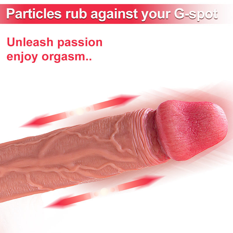 14 INCH Dual Density Silicone Dildo, Huge Size Monster Dildo with Strong Suction Cup for Men Women Gay Hands-Free Anal Play, Flexible Thick Dong Adult Sex Toy for Advanced