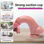 8 Inch Double Layer Liquid Silicone Dildo