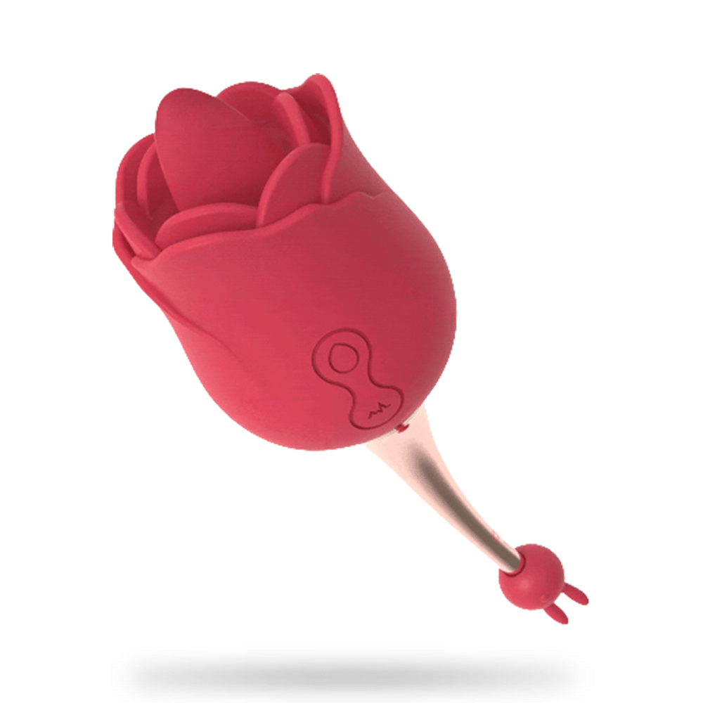 10 Vibrations Rose Suction Vibrator Masturbation Massager