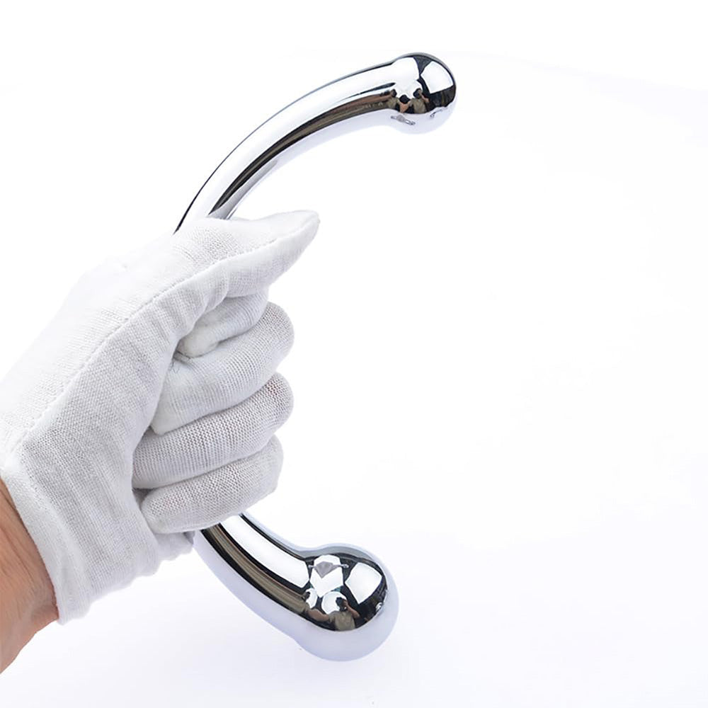 Double Ended Anal Plug Prostate Rod Stainless Steel Dual G-Spot Massage End Dildo Anal Plug
