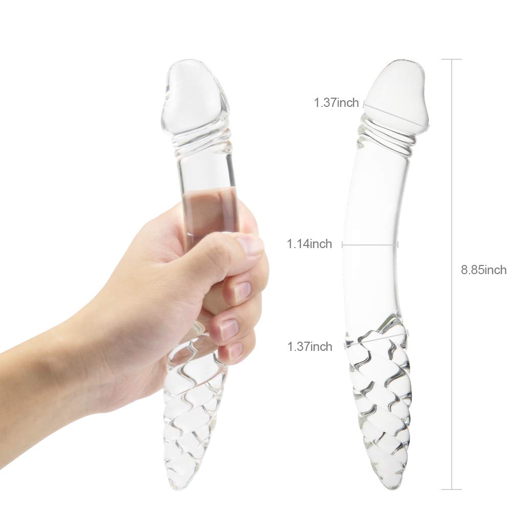 Crystal Double-Ended Glass Dildo