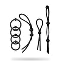 Lock Sperm Rope Time-Delay Penis Ring Silicone Lock Ring