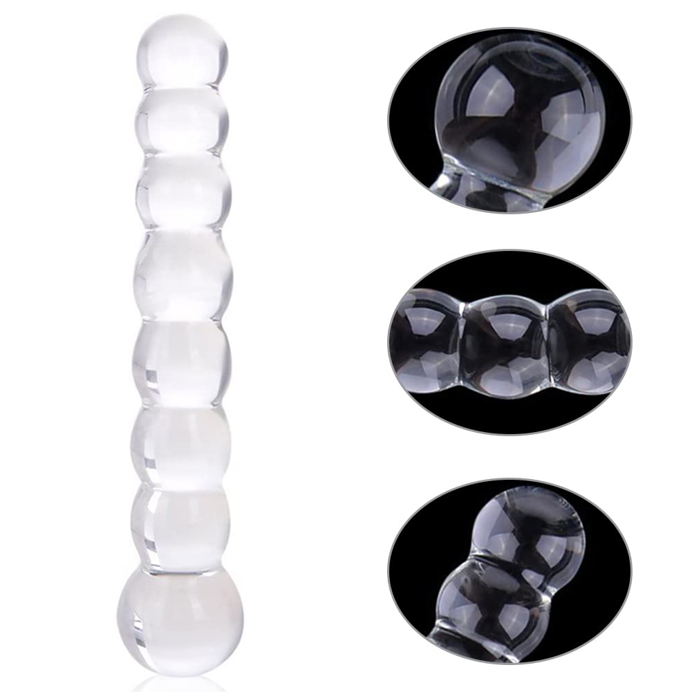 Funny Crystal Penis Ass Glass Anal Dildo Butt Plug Sex