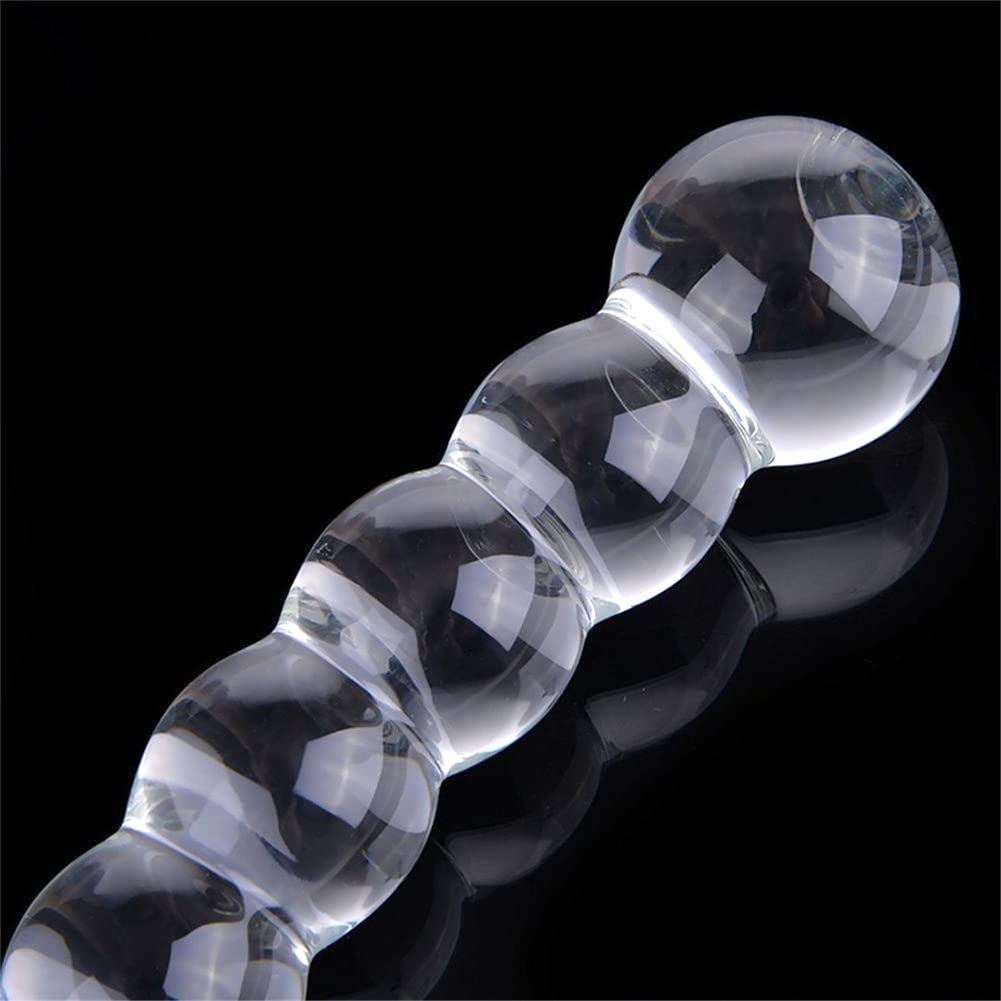 Funny Crystal Penis Ass Glass Anal Dildo Butt Plug Sex