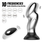 Aluminum Alloy Silicone Waterproof Remote Control Anal Plug Set