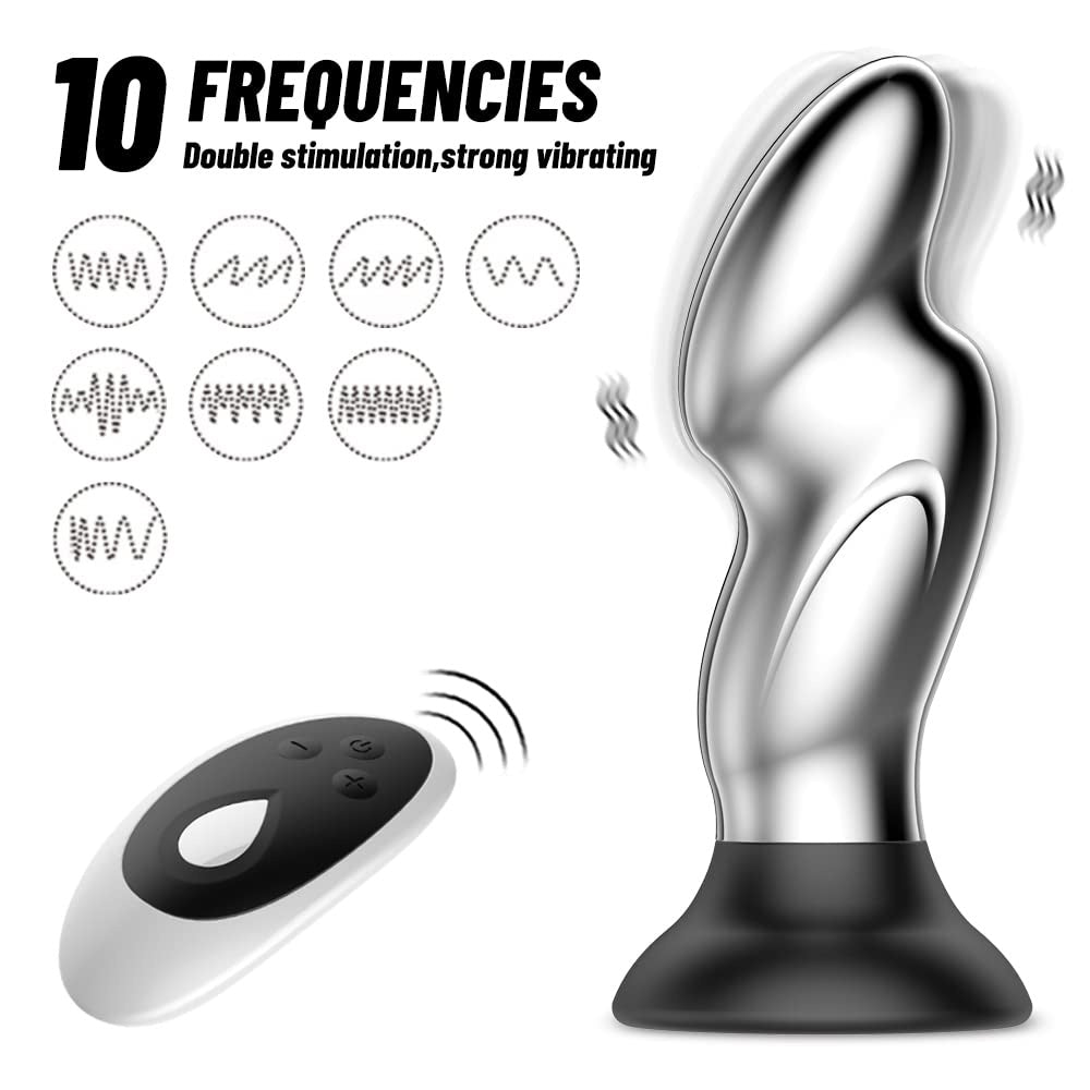 Aluminum Alloy Silicone Waterproof Trainer Set Automatic Remote Control Anal Plug