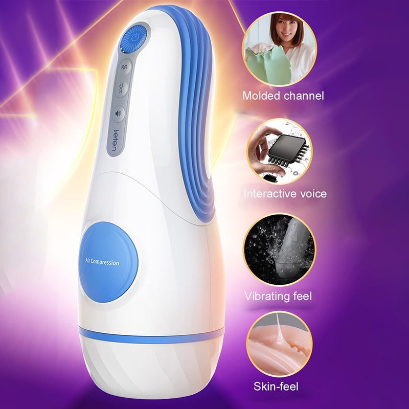 Leten Sm360 3 Frequency Clip Suction Vibration Pronunciation Male Stroker