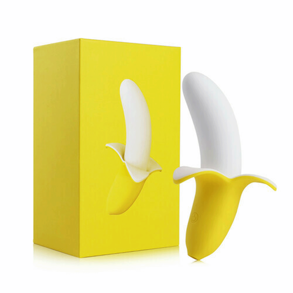 Banana Vibrating Dildos Female Masturbation G-spot Vibrator