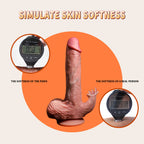 Tarzan Dildo Bendable Thrusting Dildo With Suction Cup 8.86 Inch