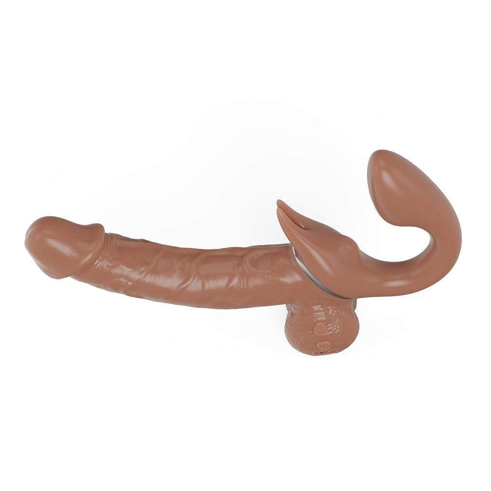 10 Modes Double Head Thrusting Dildo Retractable Curved Dildo