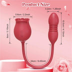 Rosebud Thruster Dual Rose Vibrator
