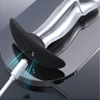 10 Vibration Modes Metal Anal Vibrator Butt Plug