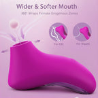Clitoral Suction Vibrator Better Grip and Waterproof for Bath Play