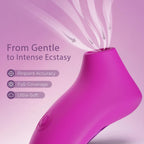 Clitoral Suction Vibrator Better Grip and Waterproof for Bath Play