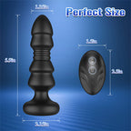 Remote Controlled Anus Retractable Silicone Anal Plug