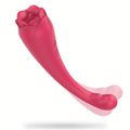 Rose Sex Toy Nipple Vibrator - Tongue Licking and Clit Sucking