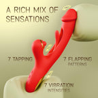 Rabbit Vibrator with Flapping Touch – G-Spot & Clitoral Stimulation