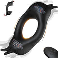 Cock Ring Vibrator With 10 Vibration Modes Remote Control