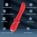 Rose G Thrusting G-Spot Vibrator