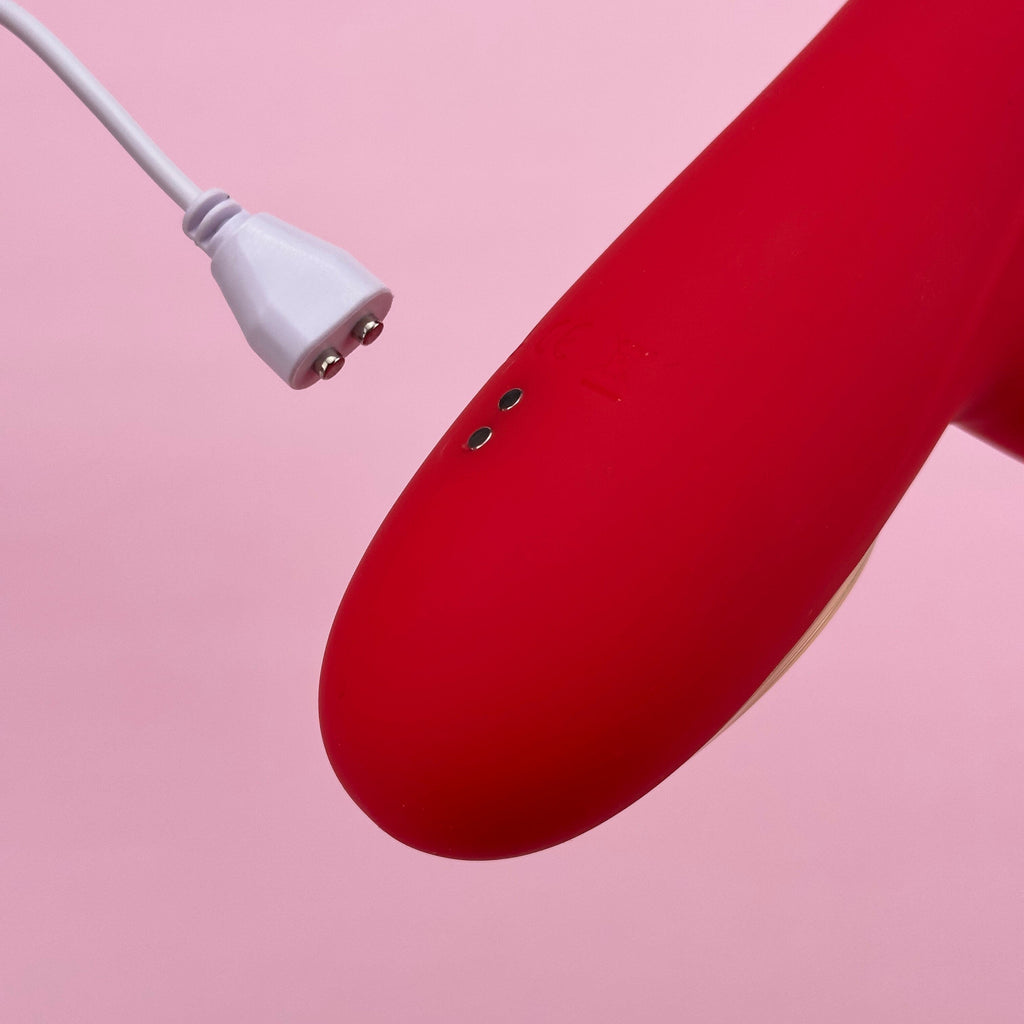 Stardust Flapping Rabbit Vibrator - Red