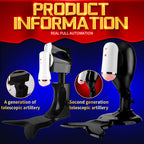 FlexRider Hands Free Male Stroker Powerful Automatic Telescopic Machine with Stand and Adjustment Speed Remote Control