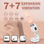 Remote Control Automatic 7-Frequency Telescopic Vibration Intelligent Heating Dildo