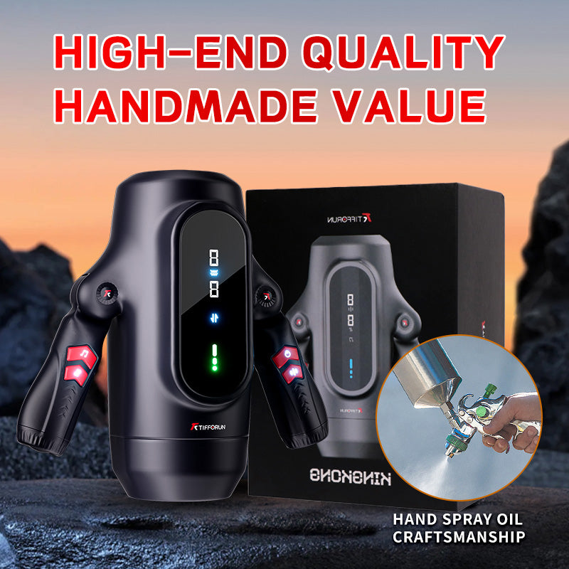 2026 Newest Male Handheld Stroker With 9 Telescopic Vibration LED Display Intelligent Heating Voice