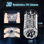 TurboPulseⅢ 7 Rotation Modes & Thrusting 2 in 1  Vibrating Male Stroker
