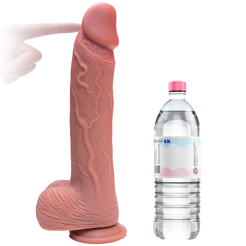 11.8 Inch Massage Liquid Silicone Dildo