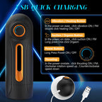 Variable Speed 10 Thrusting 4 Sucking Male Stroker Heating Voice Blowjob Toys