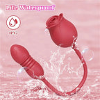 Rosebud Thruster Dual Rose Vibrator