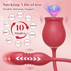 Rosebud Thruster Dual Rose Vibrator