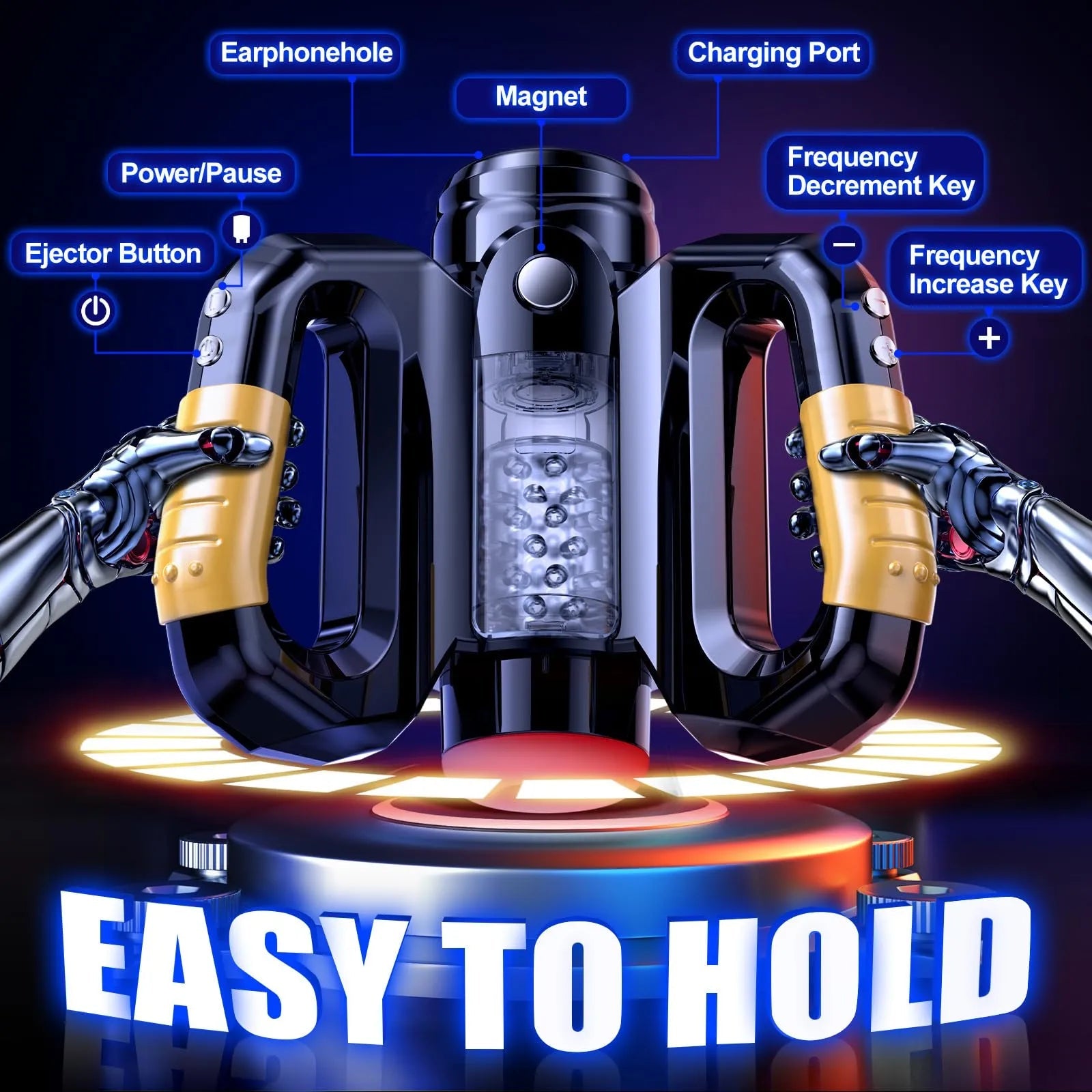 10 Thrusting Rotating Modes Automatic Male Stroker Sex Toys for Men