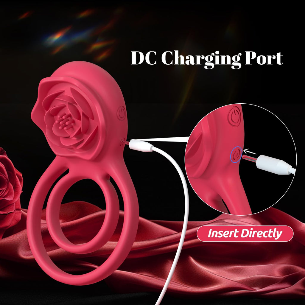 Rosurge Remote Dual-Ring Rose Massager
